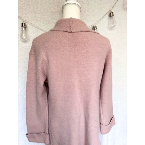 Staccato Pink Waterfall Cardigan with Pockets Medium - Picture 8 of 9